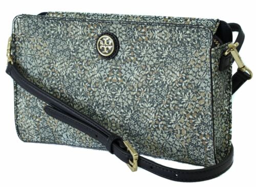 NWT TORY BURCH Kerrington Vinyl Wallet Crossbody Bag, Multicolor
