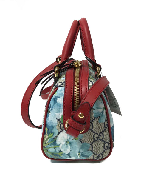 NEW/AUTHENTIC GUCCI GG Supreme Mini Blooms Crossbody Bag
