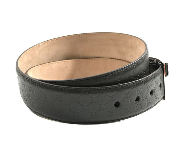 NEW/AUTHENTIC GUCCI 449716 Microguccissima Leather Belt, Dark Brown 105-42