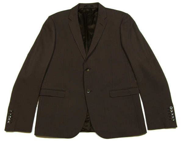 NEW/AUTHENTIC $1760 GUCCI 308502 Men's Wool Blend Jacket, Brown 56G