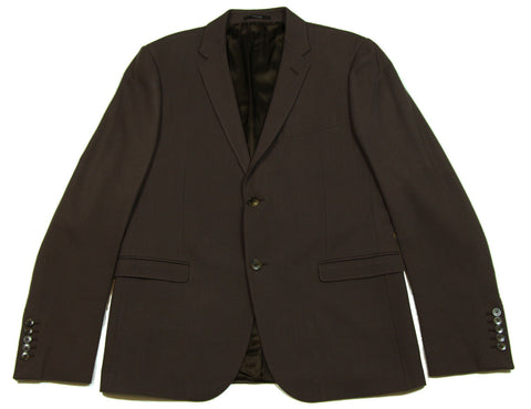 NEW/AUTHENTIC $1760 GUCCI 308502 Men's Wool Blend Jacket, Brown 56G