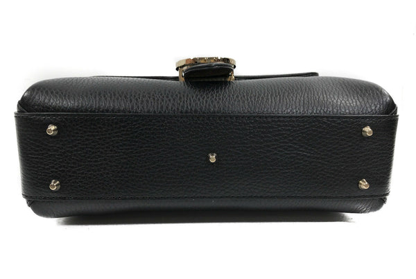 NEW/AUTHENTIC GUCCI 510302 Interlocking G Leather/Chain Borsa Crossbody Bag