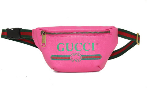 NEW GUCCI 527792 Leather Belt Bag Fanny Pack