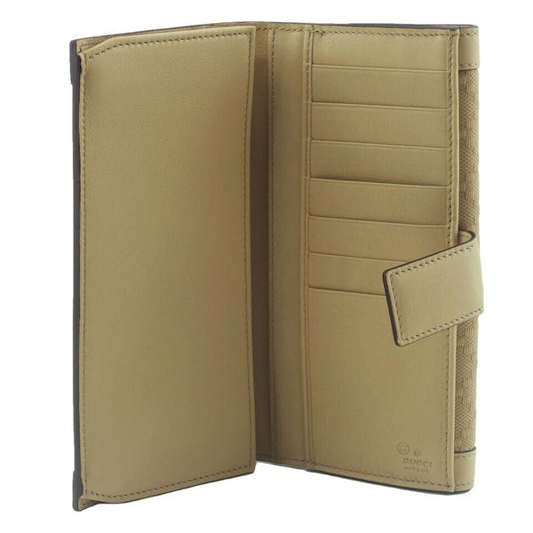 NEW/AUTHENTIC GUCCI 231839 Diamante Leather Continental Wallet
