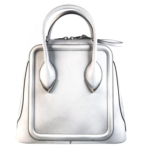 NEW ALEXANDER MCQUEEN North South Pinter Top Handle Leather Bag
