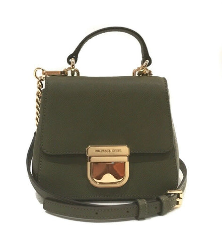 NWT MICHAEL KORS Hamilton Traveler Leather Messenger Crossbody Bag