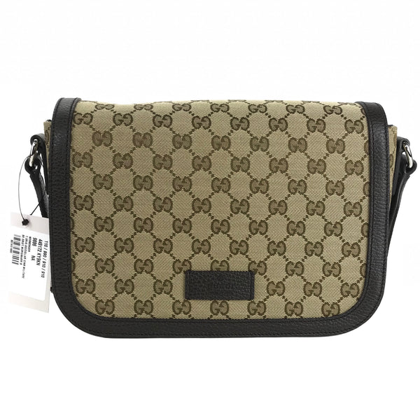 NEW GUCCI 449172 GG Guccissima Medium Canvas Messenger Bag