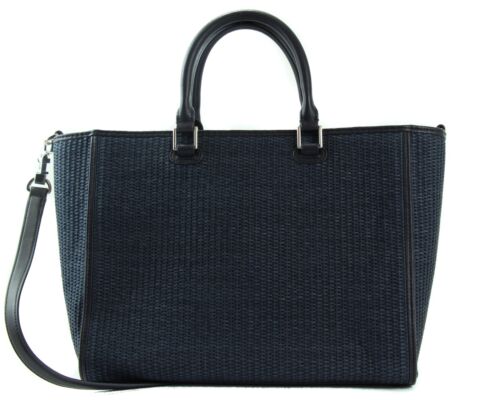NWT TORY BURCH T-Lock Straw Tote, Multicolor