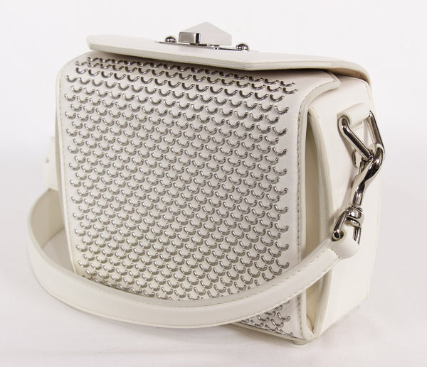 NEW ALEXANDER MCQUEEN Box 16 Leather Convertible Crossbody Bag