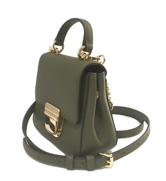 NWT MICHAEL KORS Hamilton Traveler Leather Messenger Crossbody Bag