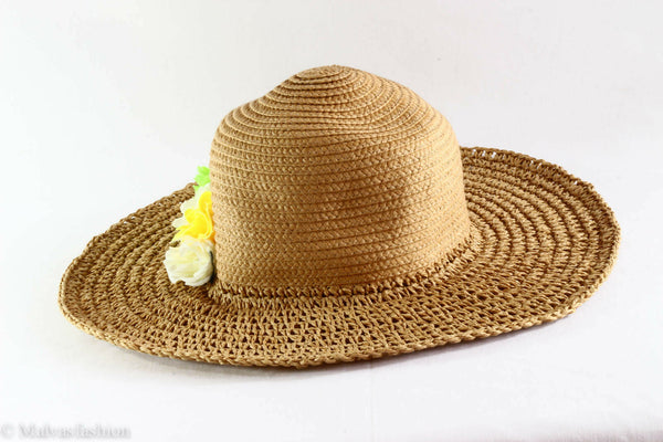 NWT BCBGeneration Luau Floppy Hat, Biscuit