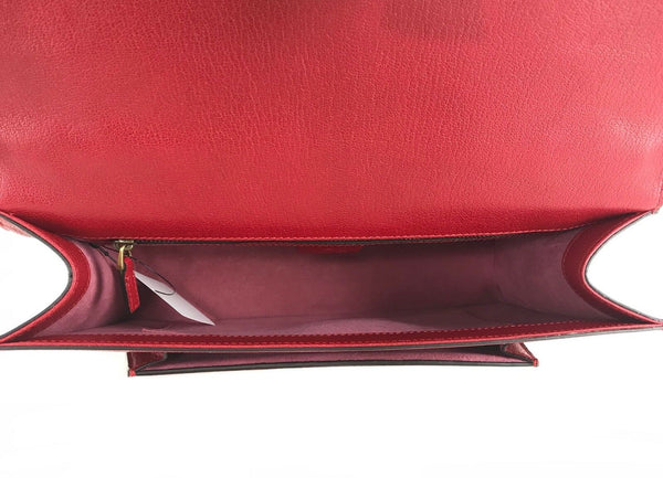 NEW/AUTHENTIC GUCCI 466417 Future Bow Feline Head Leather Bag, Multi