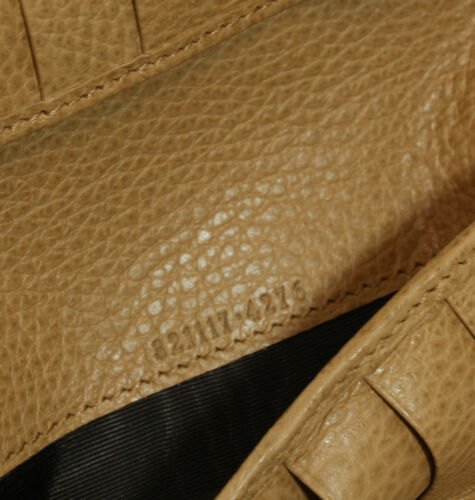 NEW GUCCI 321117 Large Unisex GG Guccissima Zip Around Wallet Clutch, Whisky