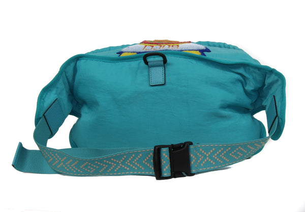 NEW GUCCI 536842 Belt Bag with Gucci 80's Patch Convertible Belt Bag Backpack