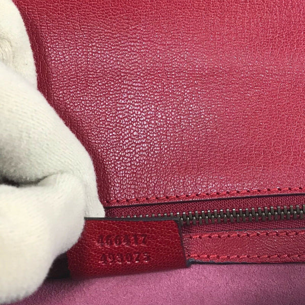 NEW/AUTHENTIC GUCCI 466417 Future Bow Feline Head Leather Bag, Multi
