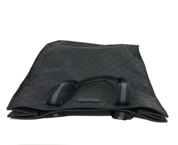NEW/AUTHENTIC GUCCI GG Nylon Open Top Tote Bag