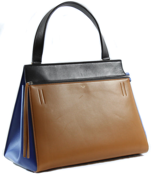 NWT CELINE Medium Edge Satchel Handbag, Multi-Color