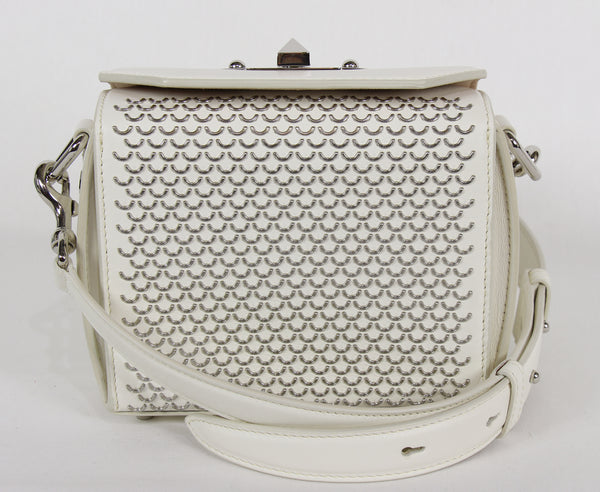 NEW ALEXANDER MCQUEEN Box 16 Leather Convertible Crossbody Bag