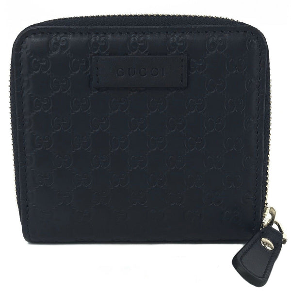 NEW/AUTHENTIC GUCCI 449395 Microguccissima Midnight Wallet, Blue