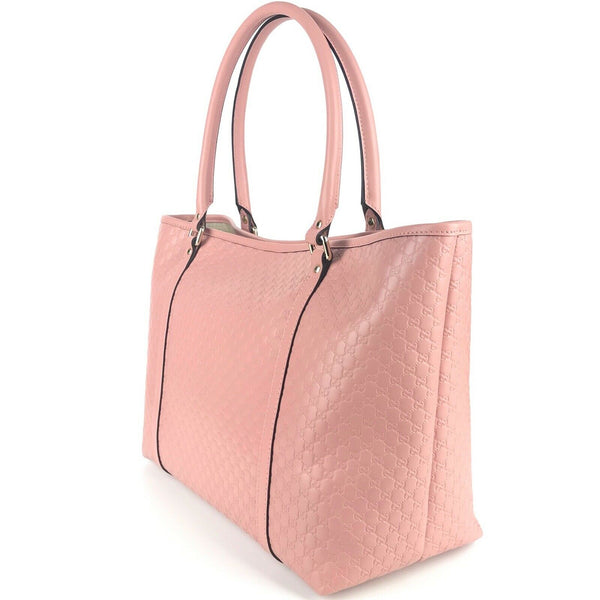 NEW/AUTHENTIC GUCCI 449647 Microguccissima Leather Open top Tote Handbag