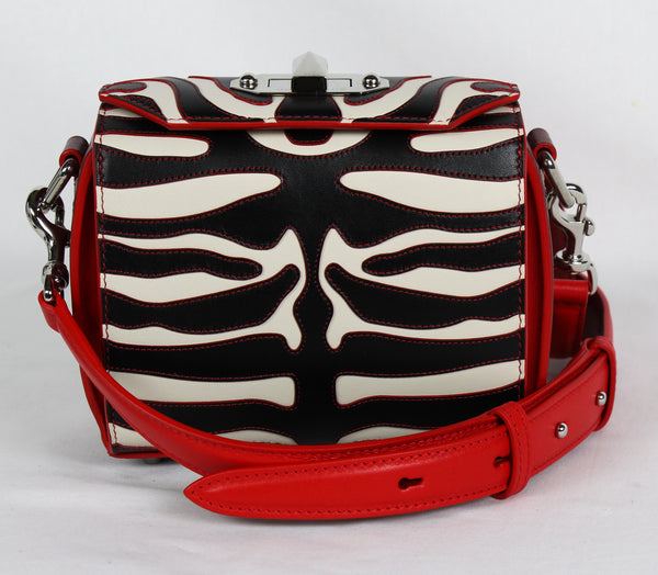 NEW ALEXANDER MCQUEEN Box 16 Nicole Leather Convertible Crossbody Bag