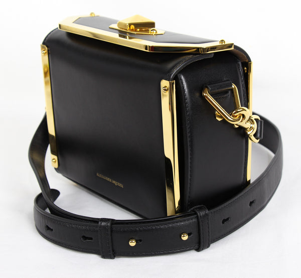NEW ALEXANDER MCQUEEN Box 19 Convertible Seta Lux Leather Crossbody Bag