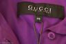 NEW/AUTHENTIC $1158 GUCCI 362041 Long Sleeve Silk Dress, Violet Sz 8US 44G