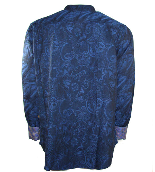 NWT ROBERT GRAHAM Men's Classic Fit Limited Edition The Rati Cotton Shirt, Sz L