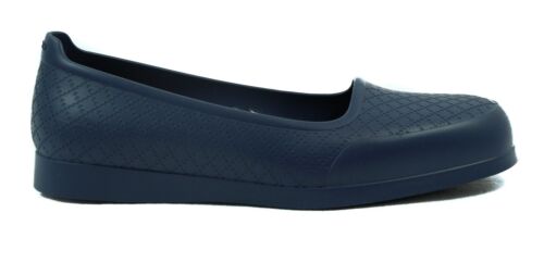 NEW/AUTHENTIC GUCCI Men's Rubber Diamante Overshoe, Blue Size 10