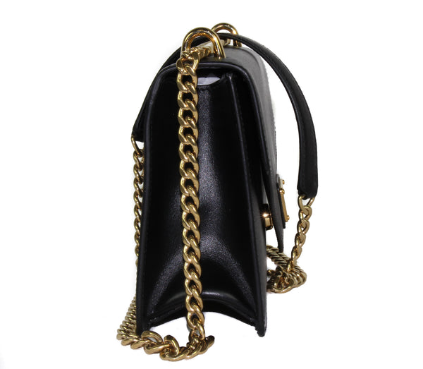 NEW PRADA Pattina Saffiano Leather Crossbody Handbag, Black