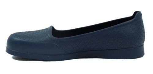 NEW/AUTHENTIC GUCCI Men's Rubber Diamante Overshoe, Blue Size 10