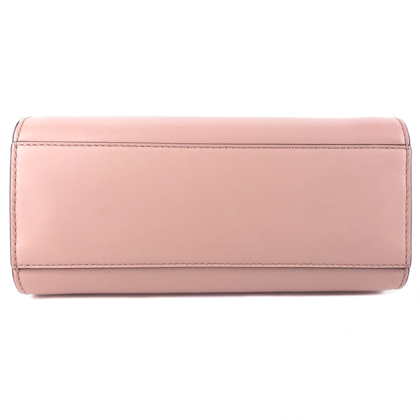 NEW GUCCI Nymphaea Mini Top Handle Leather Convertible Crossbody Bag, Pink