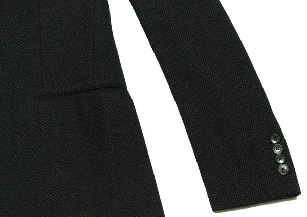 NEW/AUTHENTIC $1760 GUCCI 353002 Men's Wool Blend Jacket, Black/Gray 54G/44US