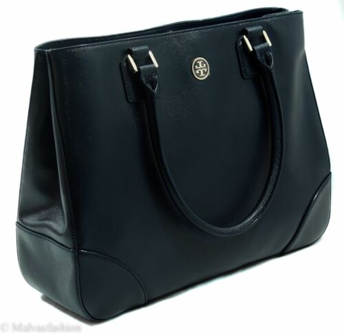 NWT Tory Burch Robinson East/West Tote Handbag Bag, Blue