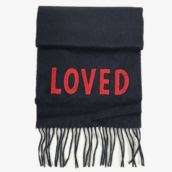 NEW/AUTHENTIC GUCCI Sequin Loved Silk Cashmere Blend Scarf, Blue